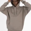 Women Icon Oversized Hoodie (Taupe)