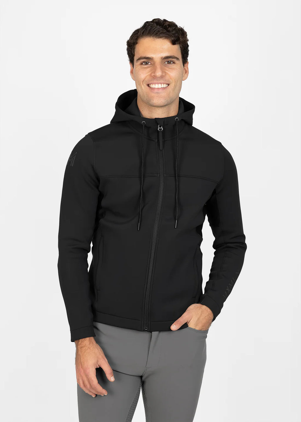 Club Zip Hoodie - Black, XXS image
