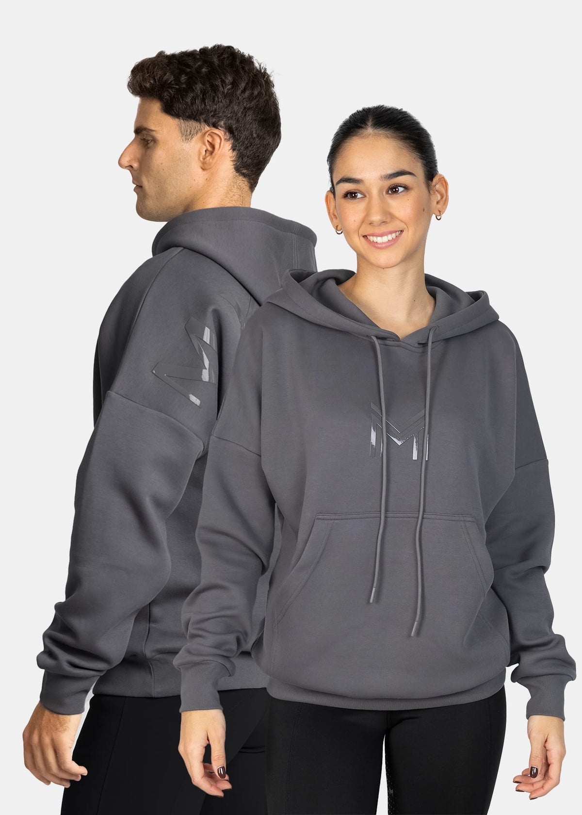 Maximilian Icon Oversized Hoodie - Graphite, XXS image