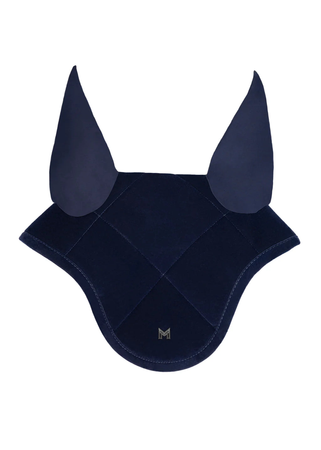 Maximilian Velvet Ear Bonnet - Sapphire, Full image