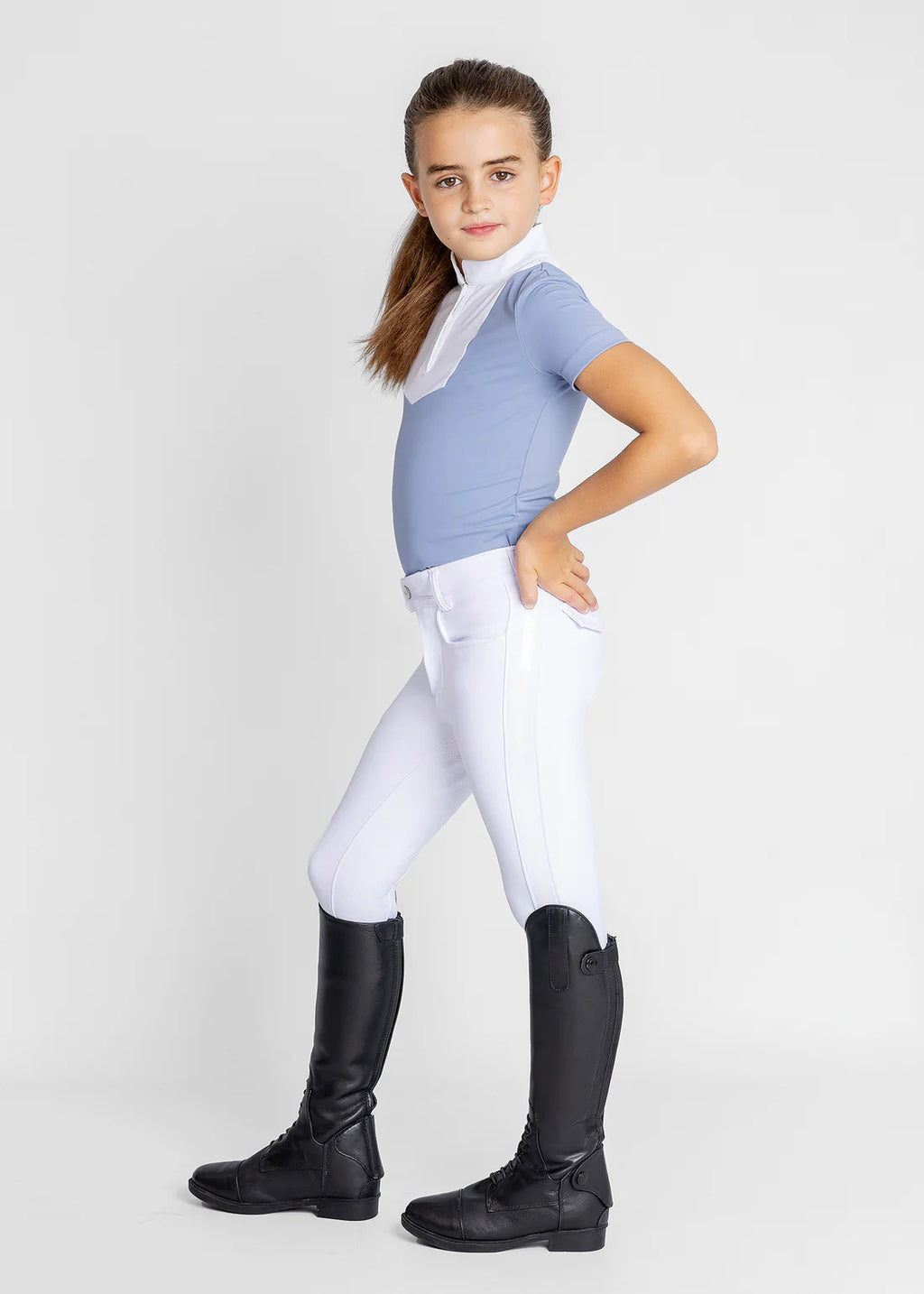 Maximilian YR Reflection Breeches - White, 2XS (145-155cm) image