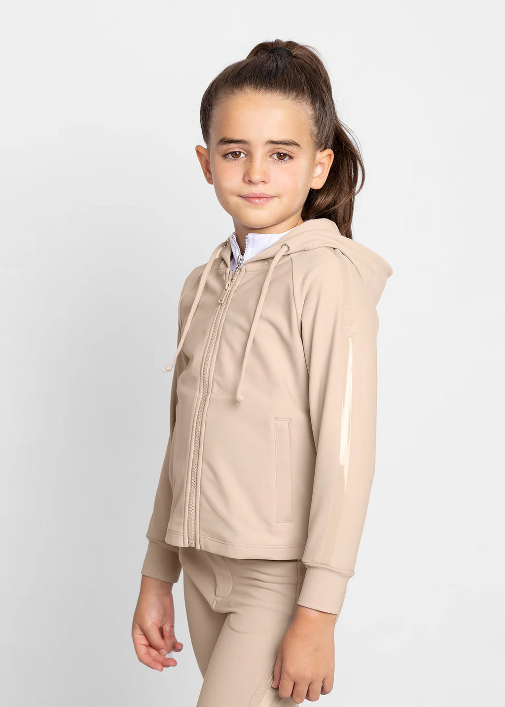 Maximilian YR Reflection Zip Hoodie - Beige, 5XS (115-125cm) image