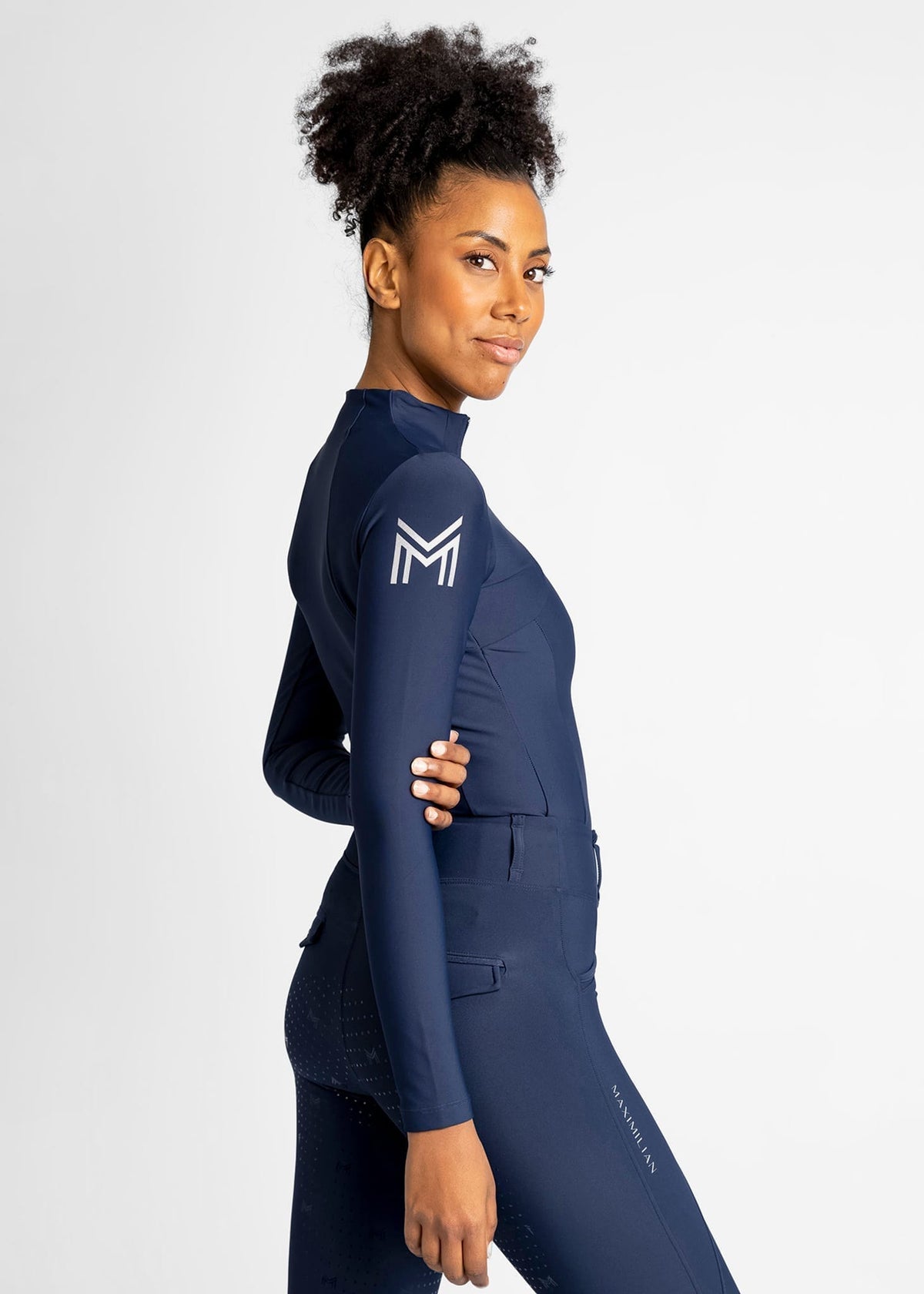 Maximilian Long Sleeve Base Layer - Navy, XXS image