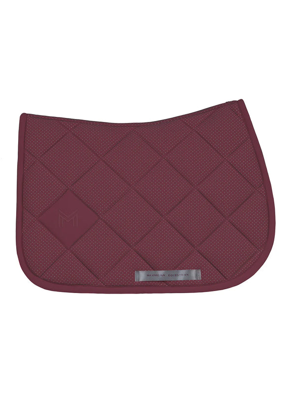 Maximilian Aeris Jumping Saddle Pad - Rosewood