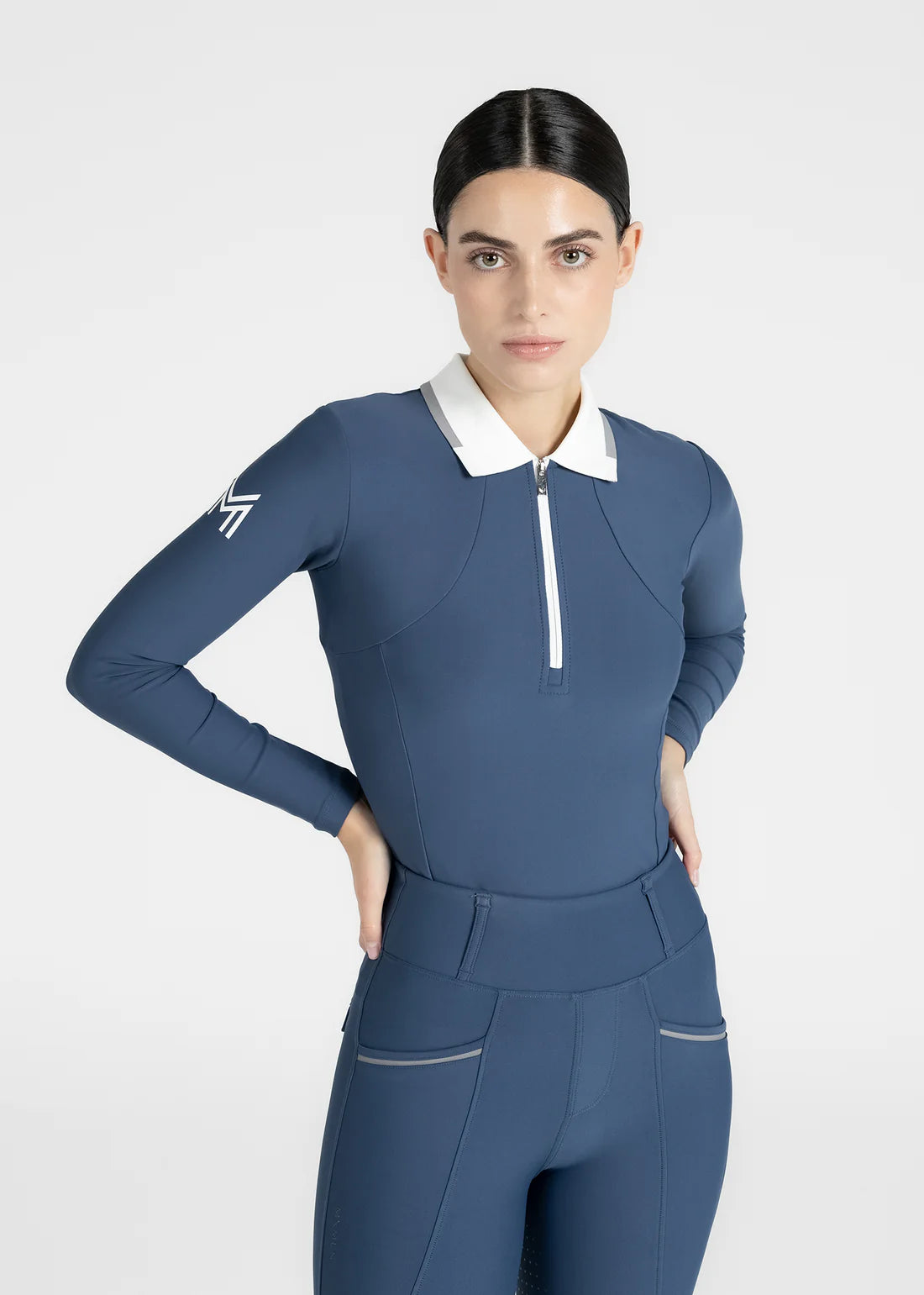 Maximilian Concept Polo Shirt Long Sleeve - Sailor, L image