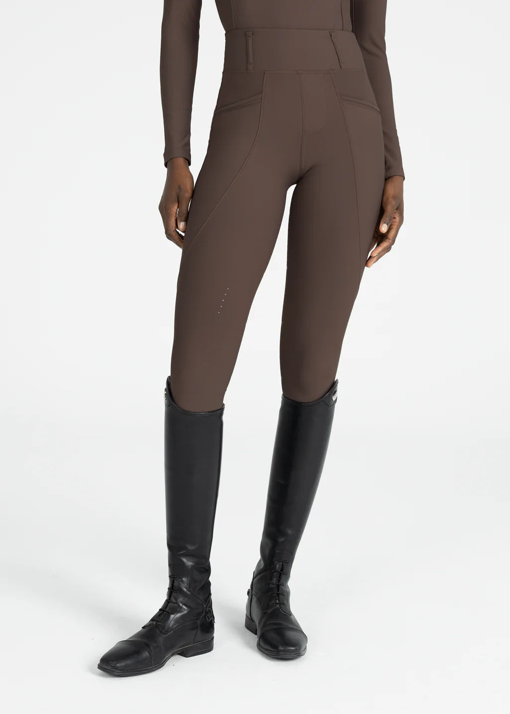 Maximilian Pro Riding Leggings - Mocha, XXS image