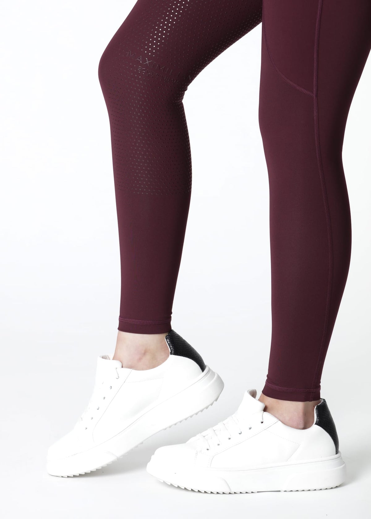 Lift Riding Leggings - Wine, M image