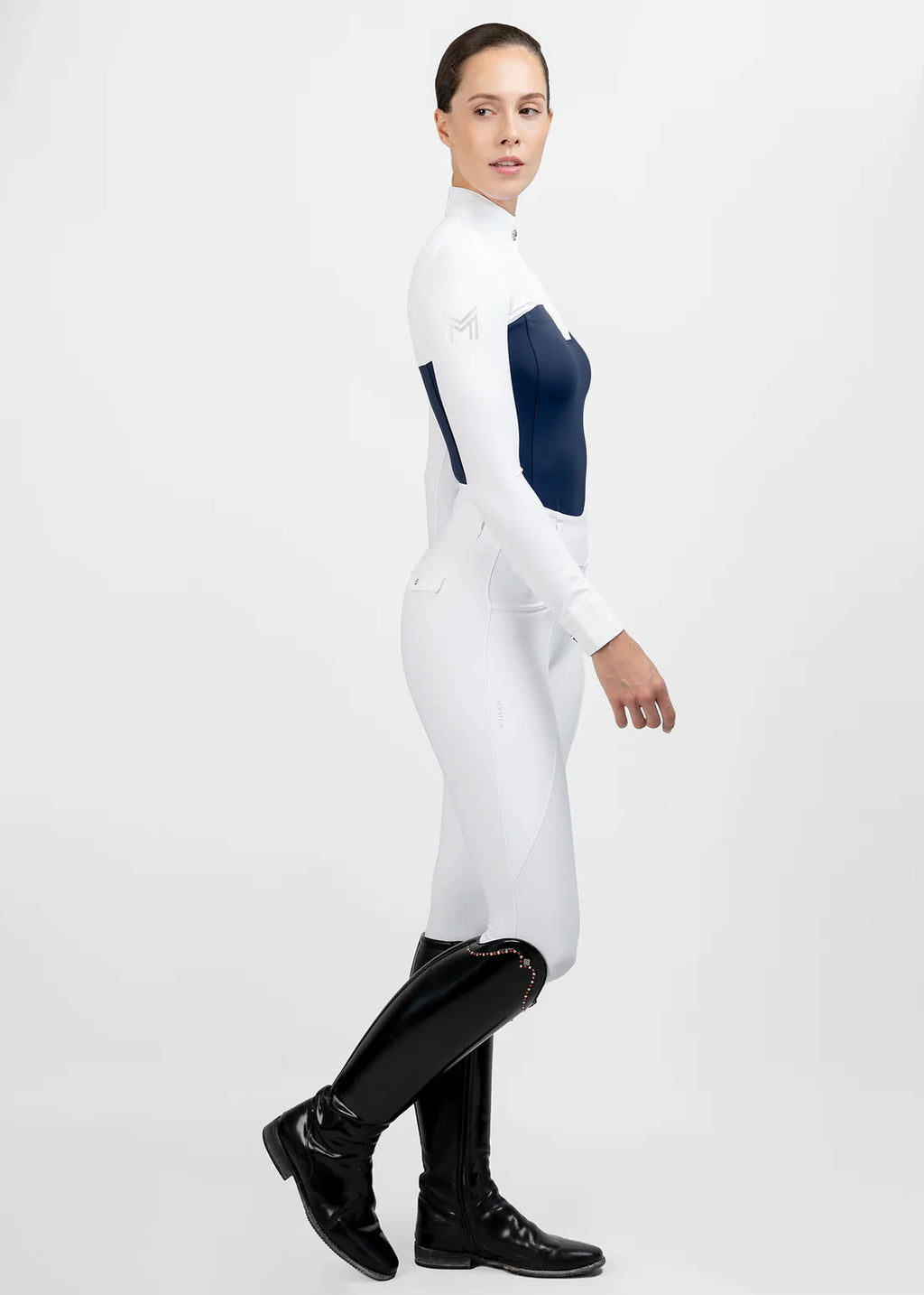 Maximilian Era Long Sleeve Show Shirt (Navy) - Navy, XS image