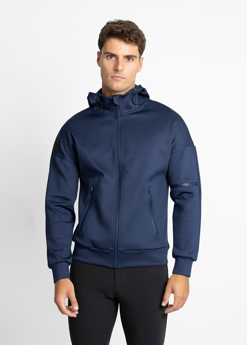 Maximilian Element Zip Hoodie for Men - Navy, XL image