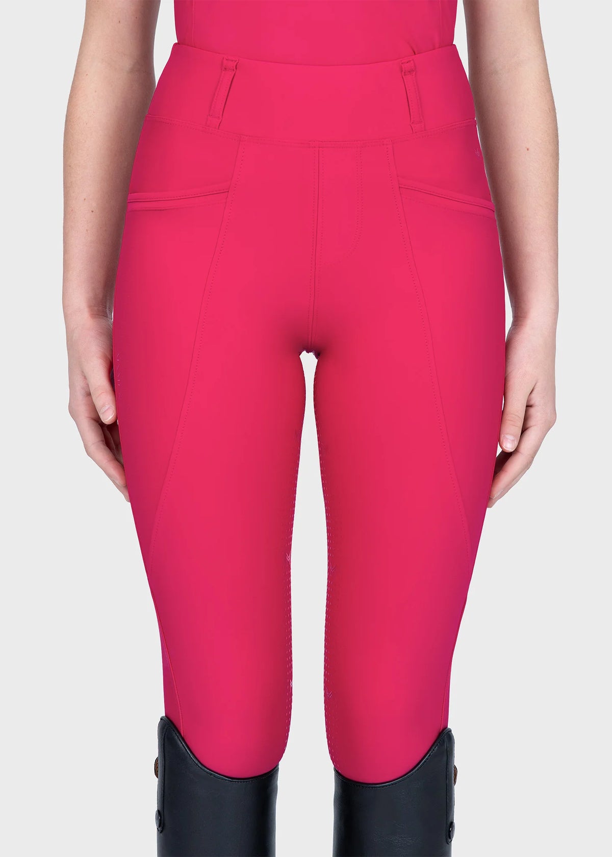 Maximilian YR Pro Riding Leggings - Cranberry, 4XS (125-135cm) image