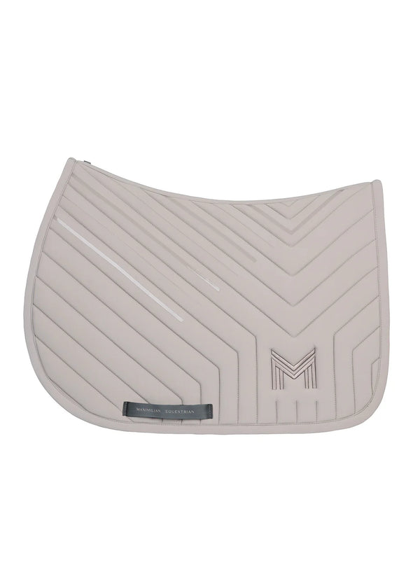 Maximilian Delta Jumping Saddle Pad - Taupe