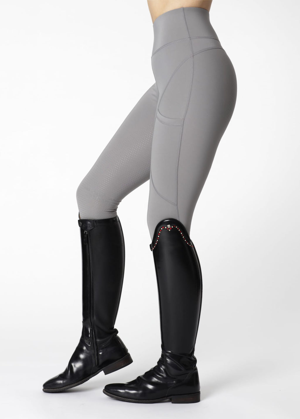 Lift Riding Leggings - Grey, L image