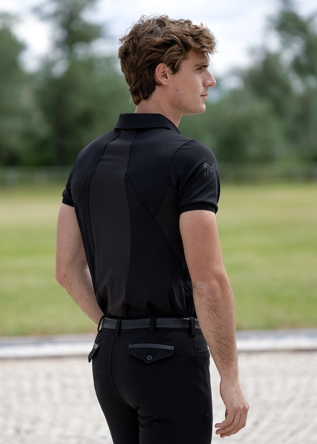 Cross Polo Shirt - Black, M image