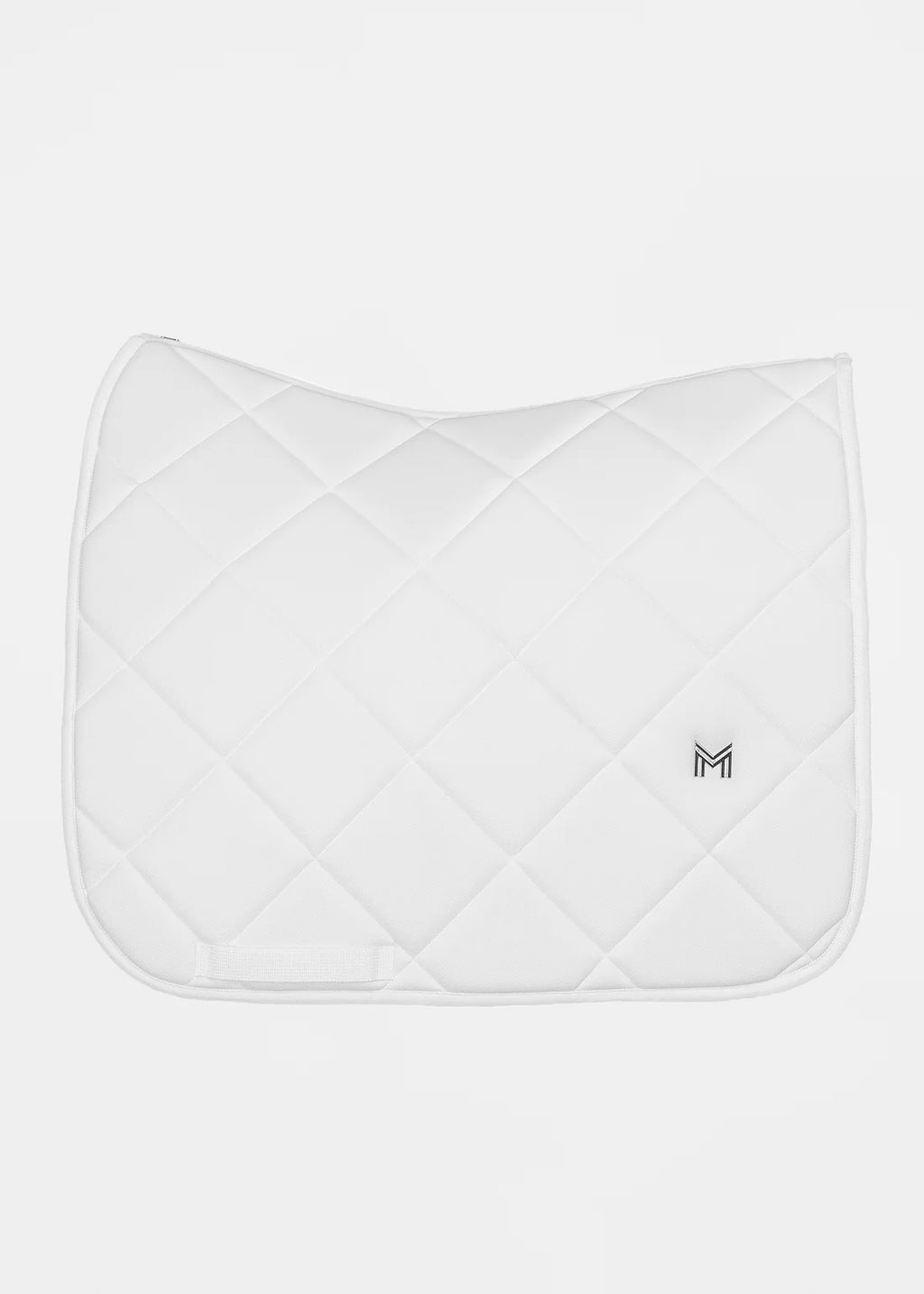 Dressage Crew Saddle Pad - White, Full image
