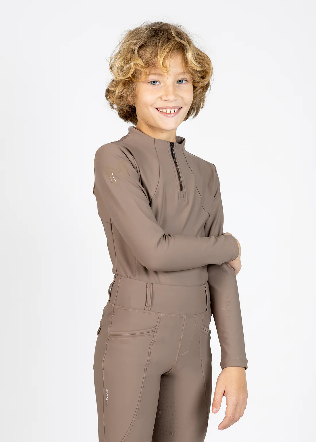 Maximilian YR Long Sleeve Base Layer - Nougat, 5XS (115-125cm) image
