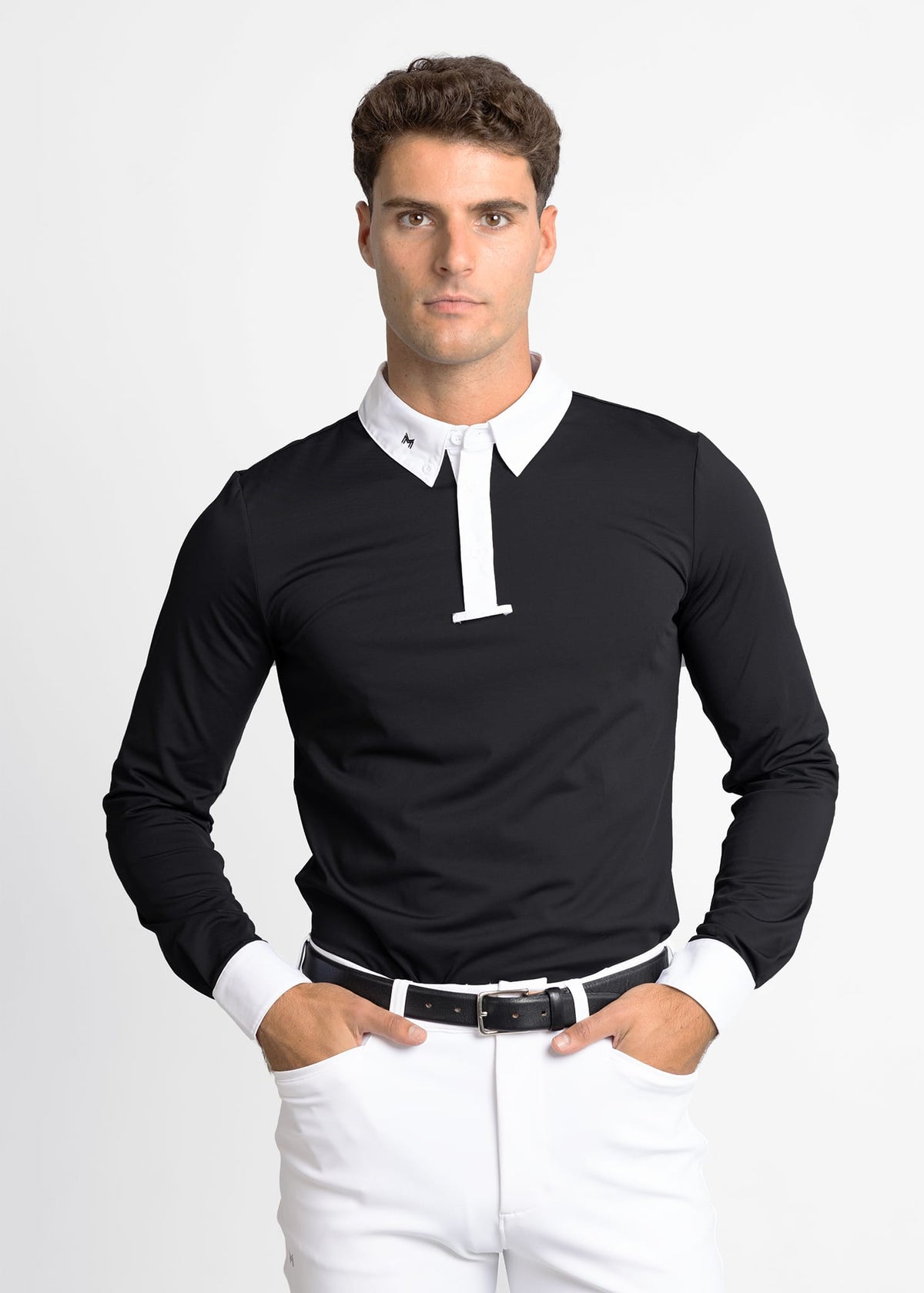 Maximilian Active Long Sleeve Competition Shirt - Black, XXS image