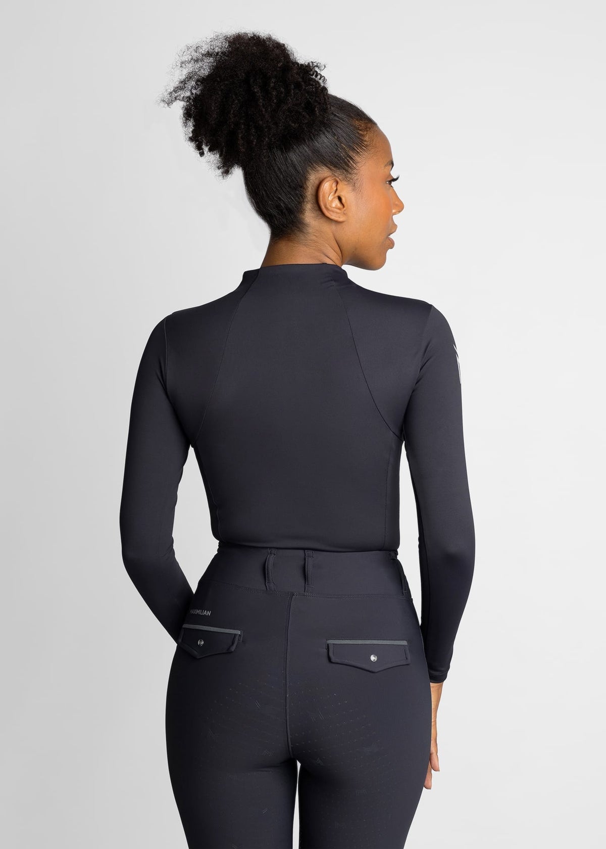 Maximilian Long Sleeve Base Layer - Charcoal, L image