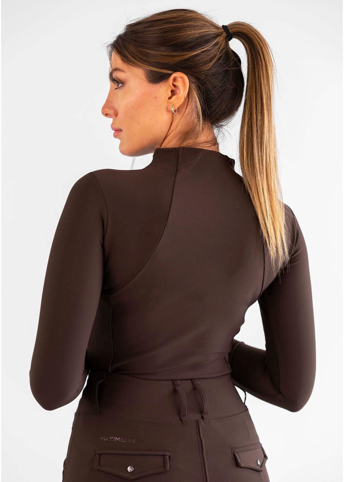 Maximilian Long Sleeve Base Layer - Chocolate, XL image
