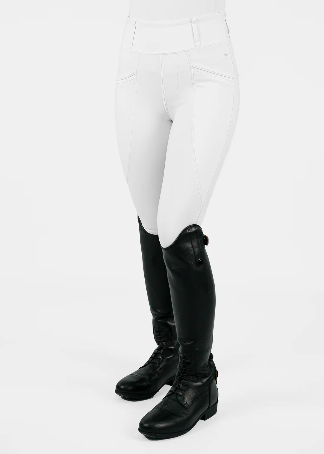 Maximilian YR Pro Riding Leggings (White) image 8