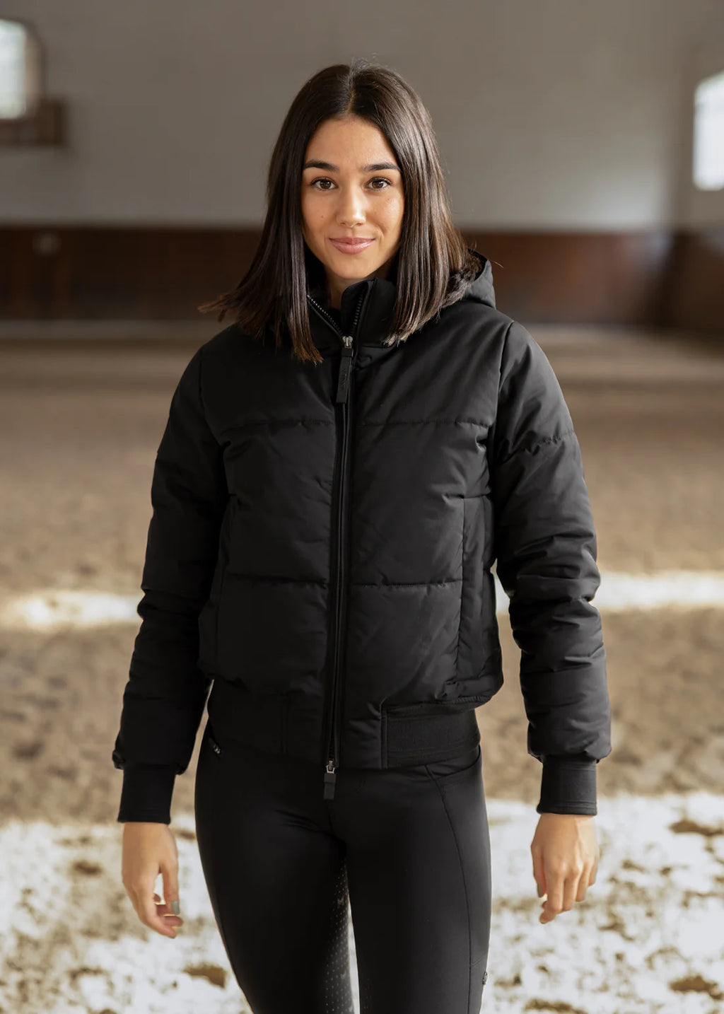 Maximilian Stereo Puffer Jacket - Black, L image