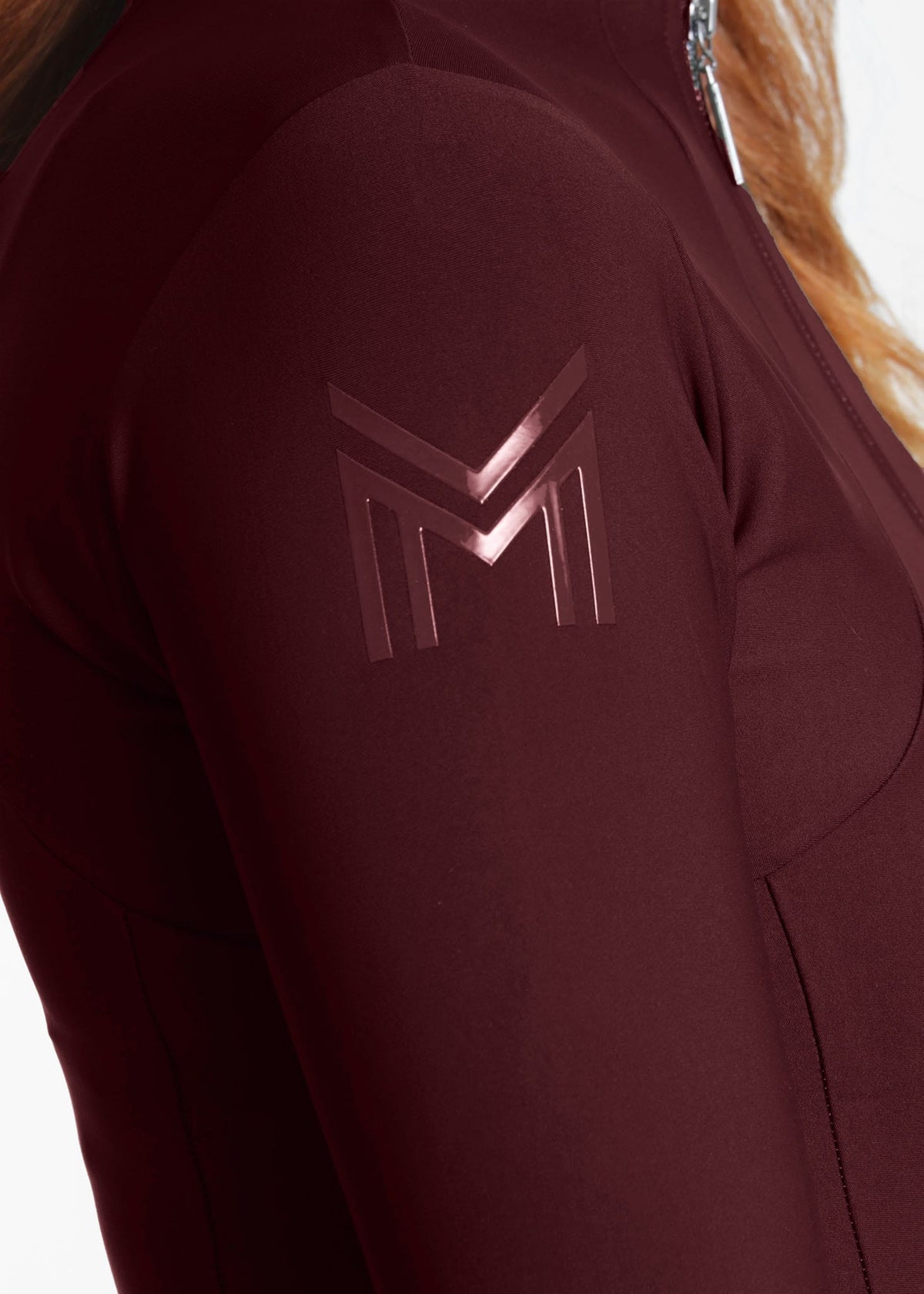 Maximilian Long Sleeve Base Layer - Burgundy, L image