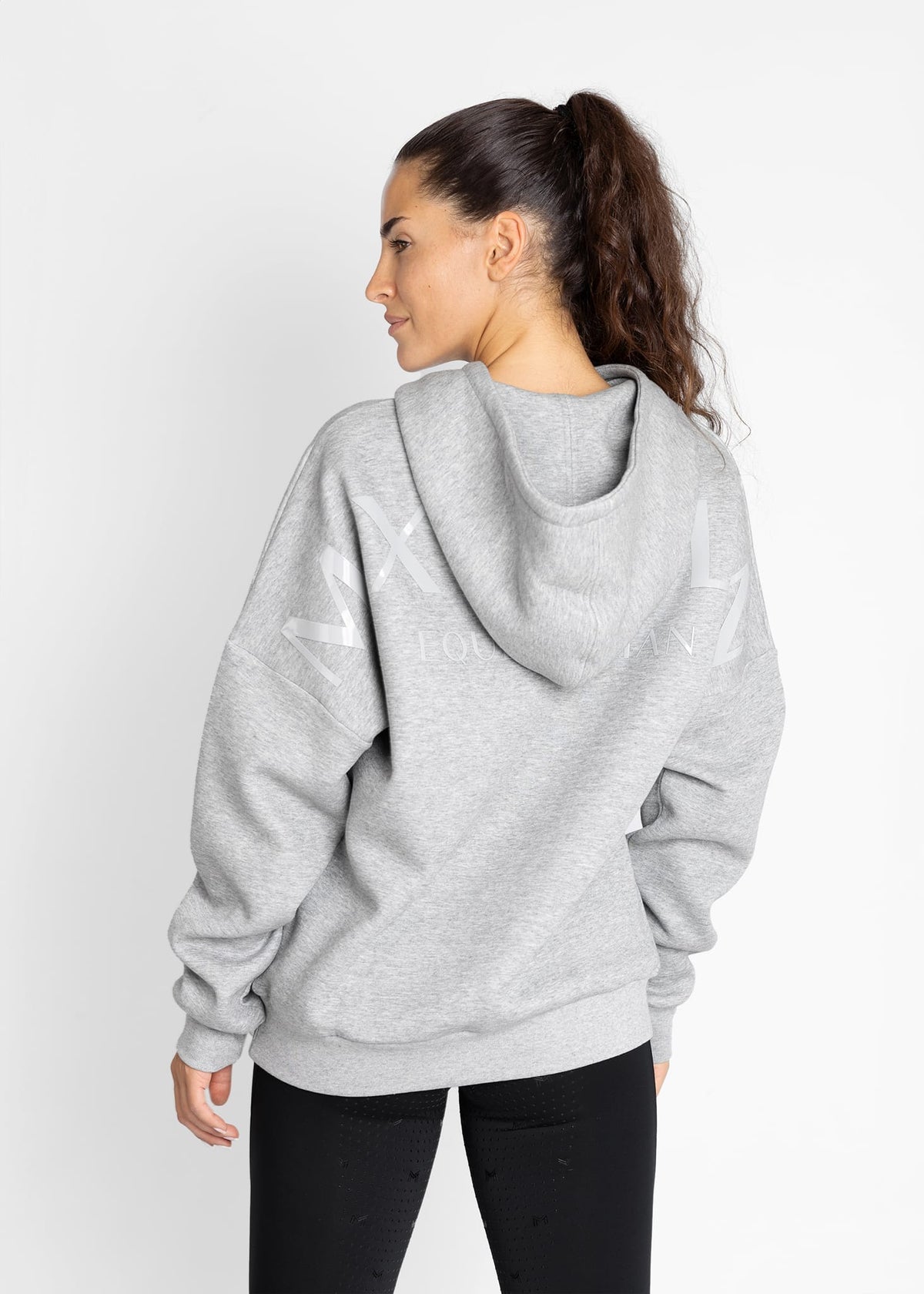 Maximilian Icon Oversized Hoodie - Grey, M image