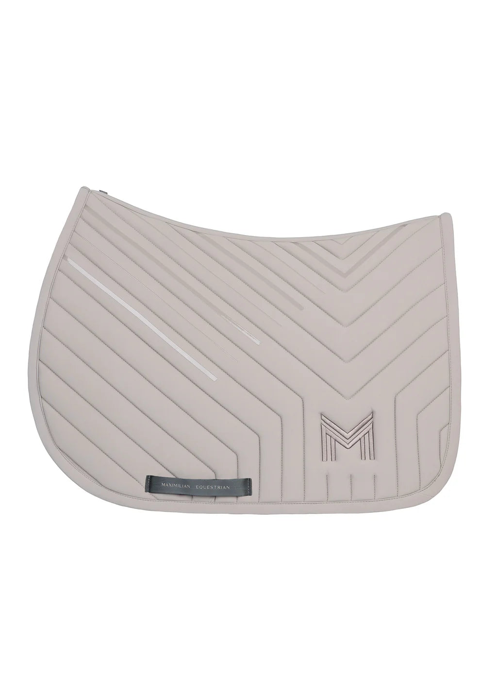 Maximilian Delta Jumping Saddle Pad - Full, Taupe image