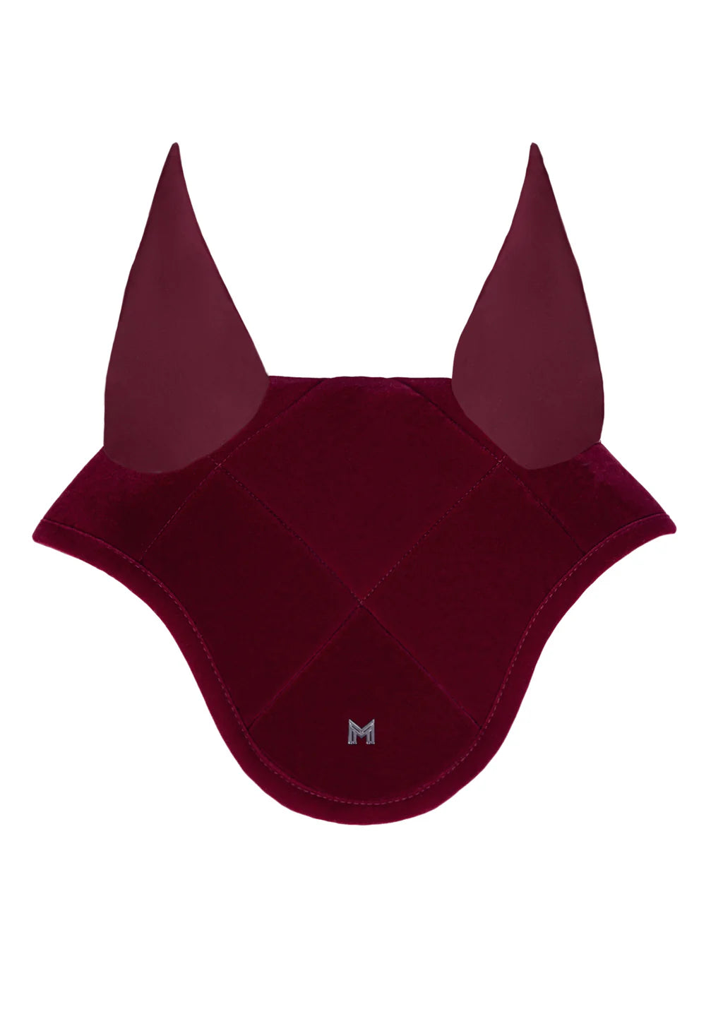 Maximilian Velvet Ear Bonnet - Ruby, Full image