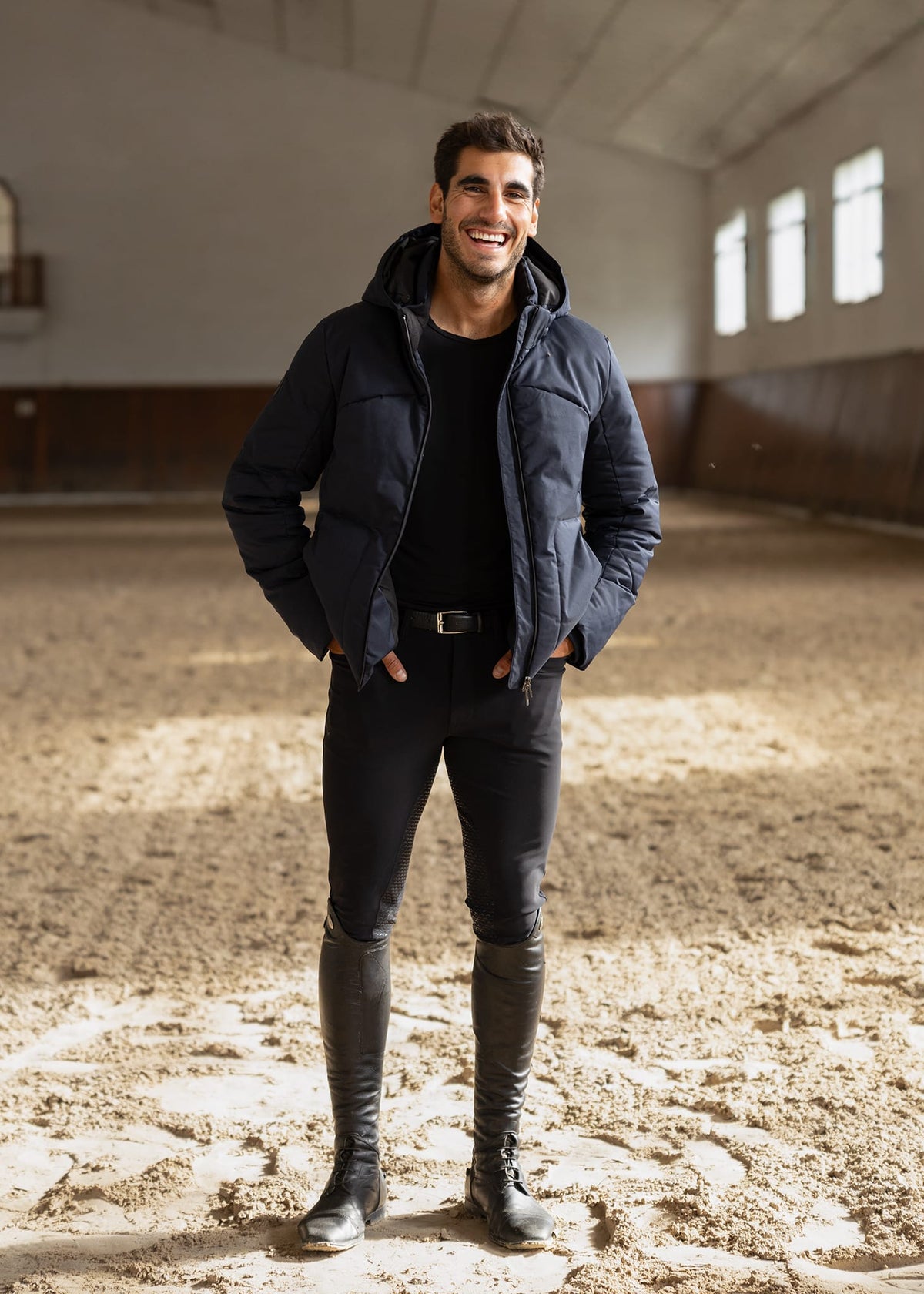Elan Puffer Jacket for men - Navy, M image