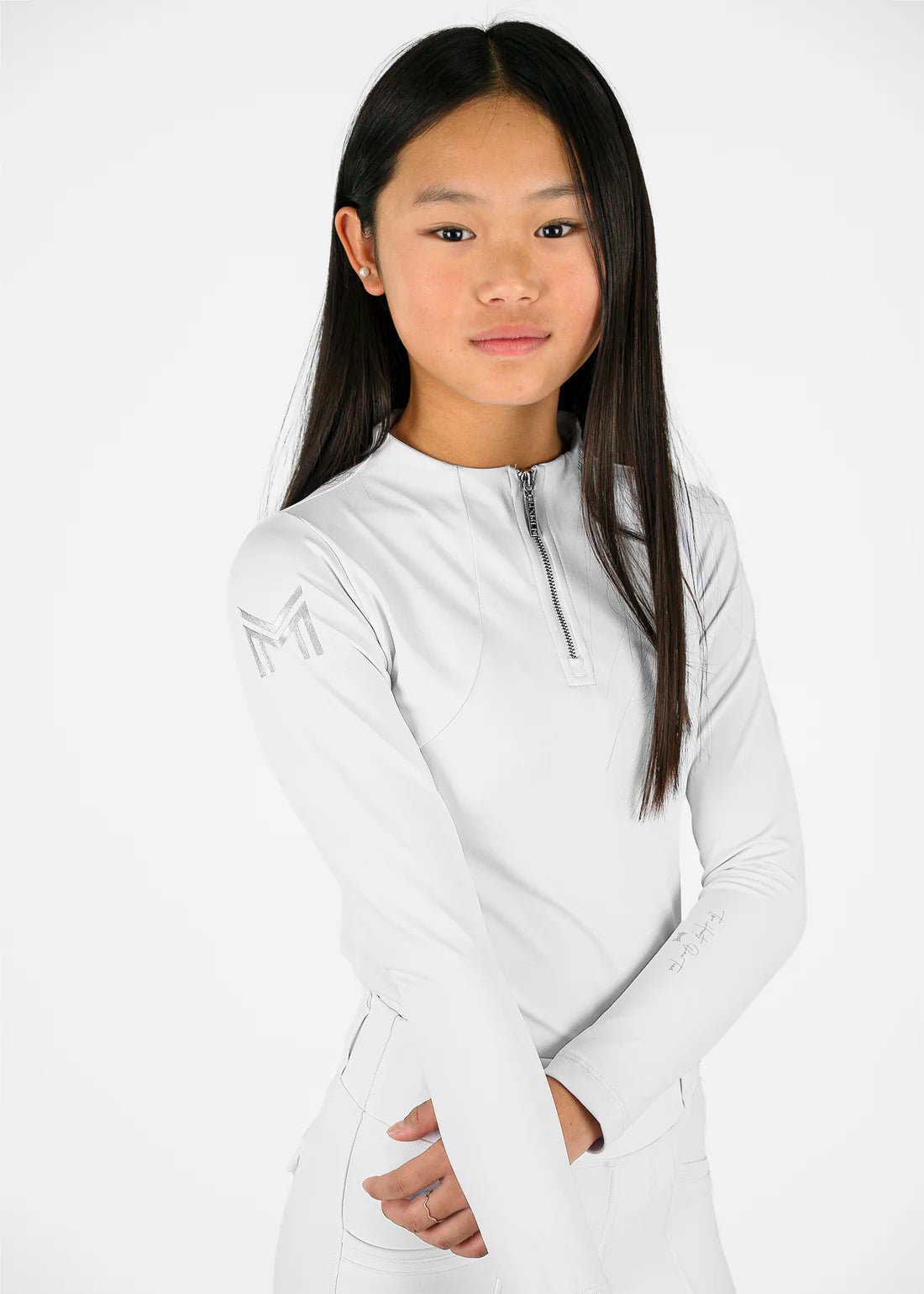 YR Long Sleeve Base Layer (White) image 1