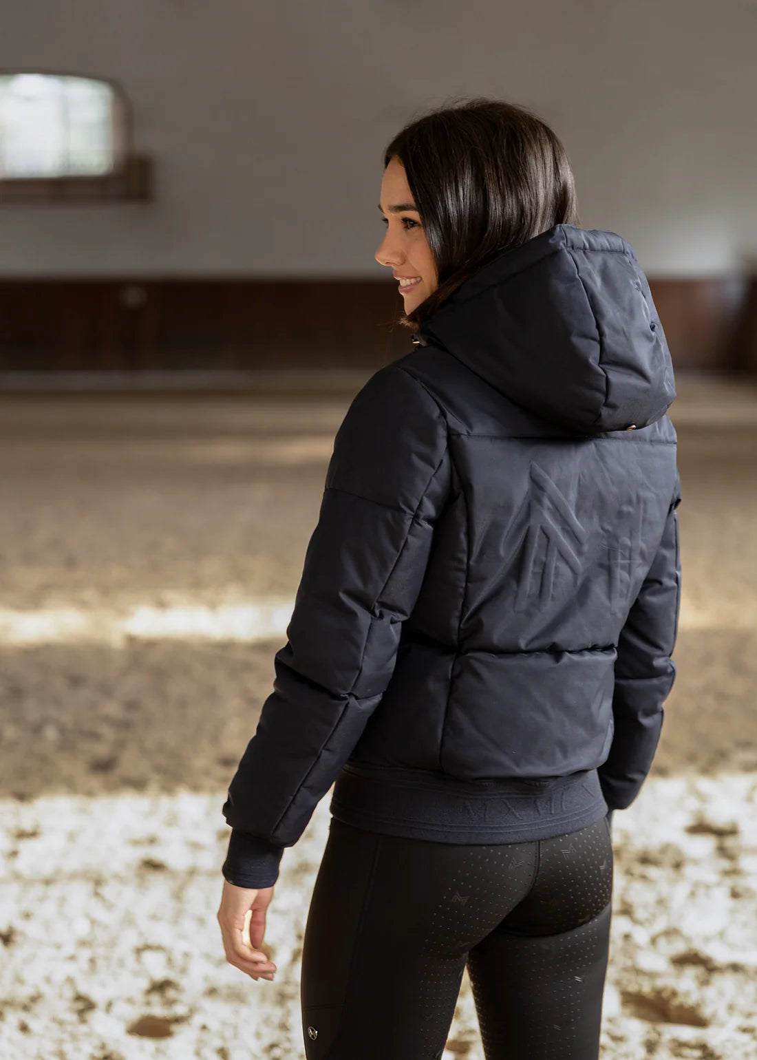 Maximilian Stereo Puffer Jacket - Navy, XXS image
