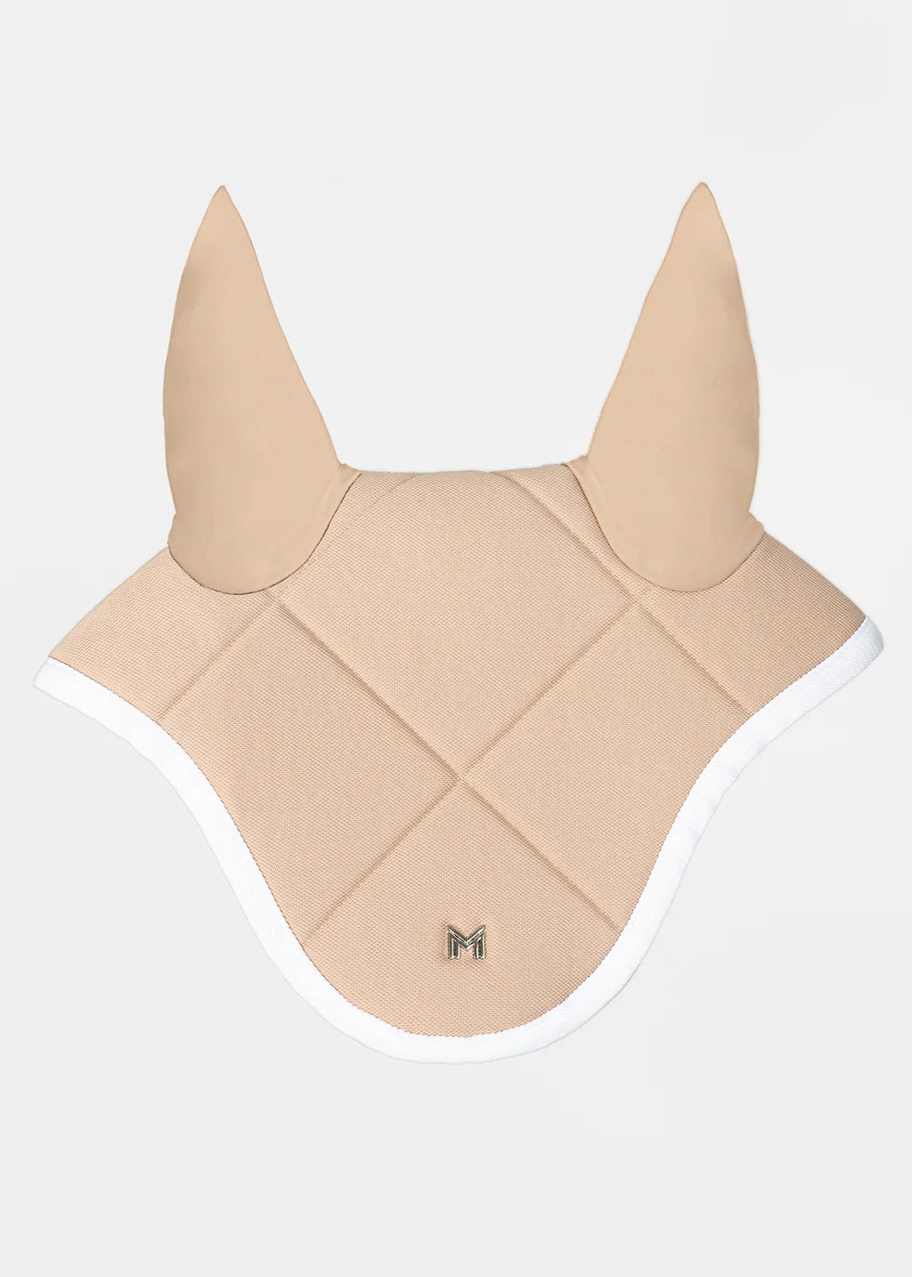 Maximilian Crew Ear Bonnet - Beige/White, Full image