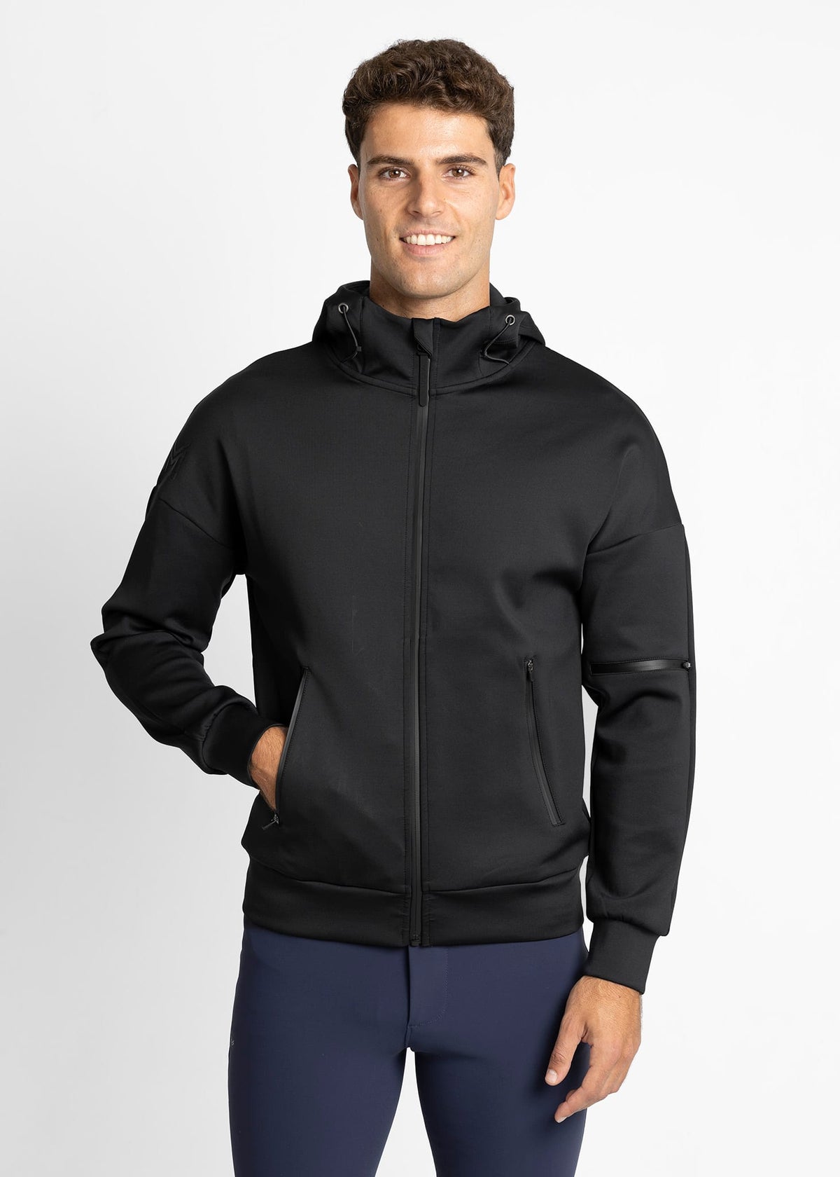Maximilian Element Zip Hoodie for Men - Black, S image