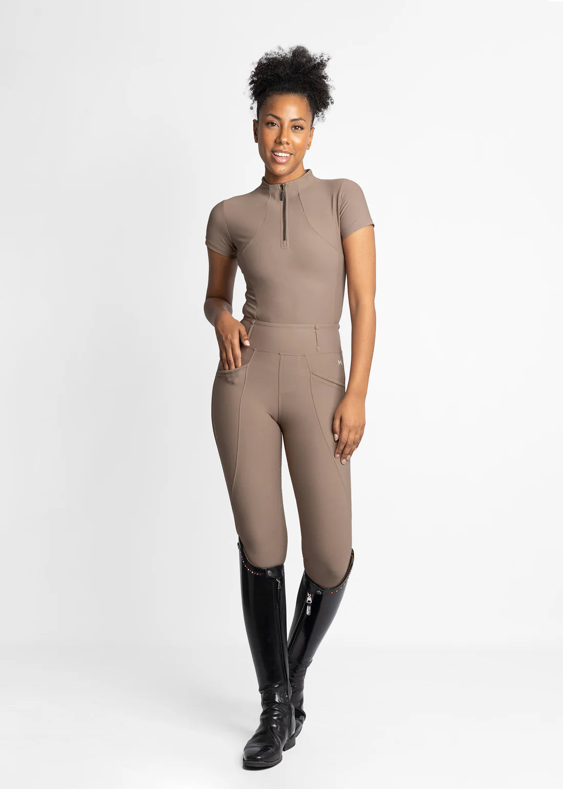 Maximilian Pro Riding Leggings - Nougat, XS image