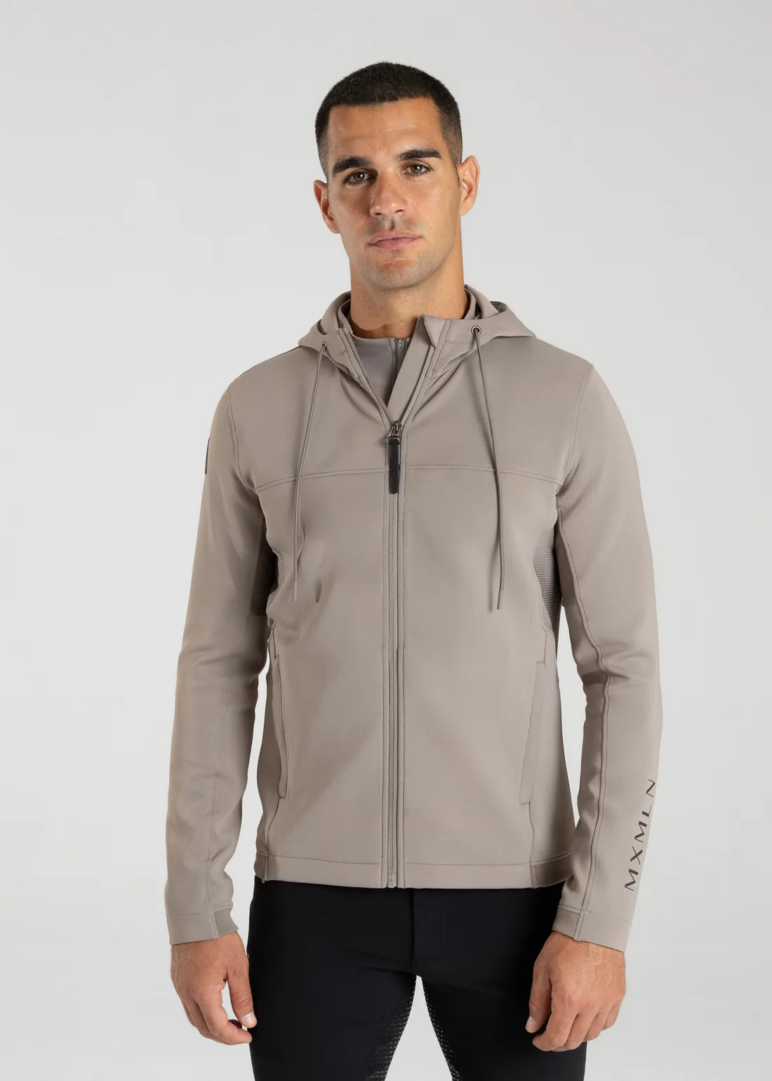 Club Zip Hoodie - Taupe, XXS image