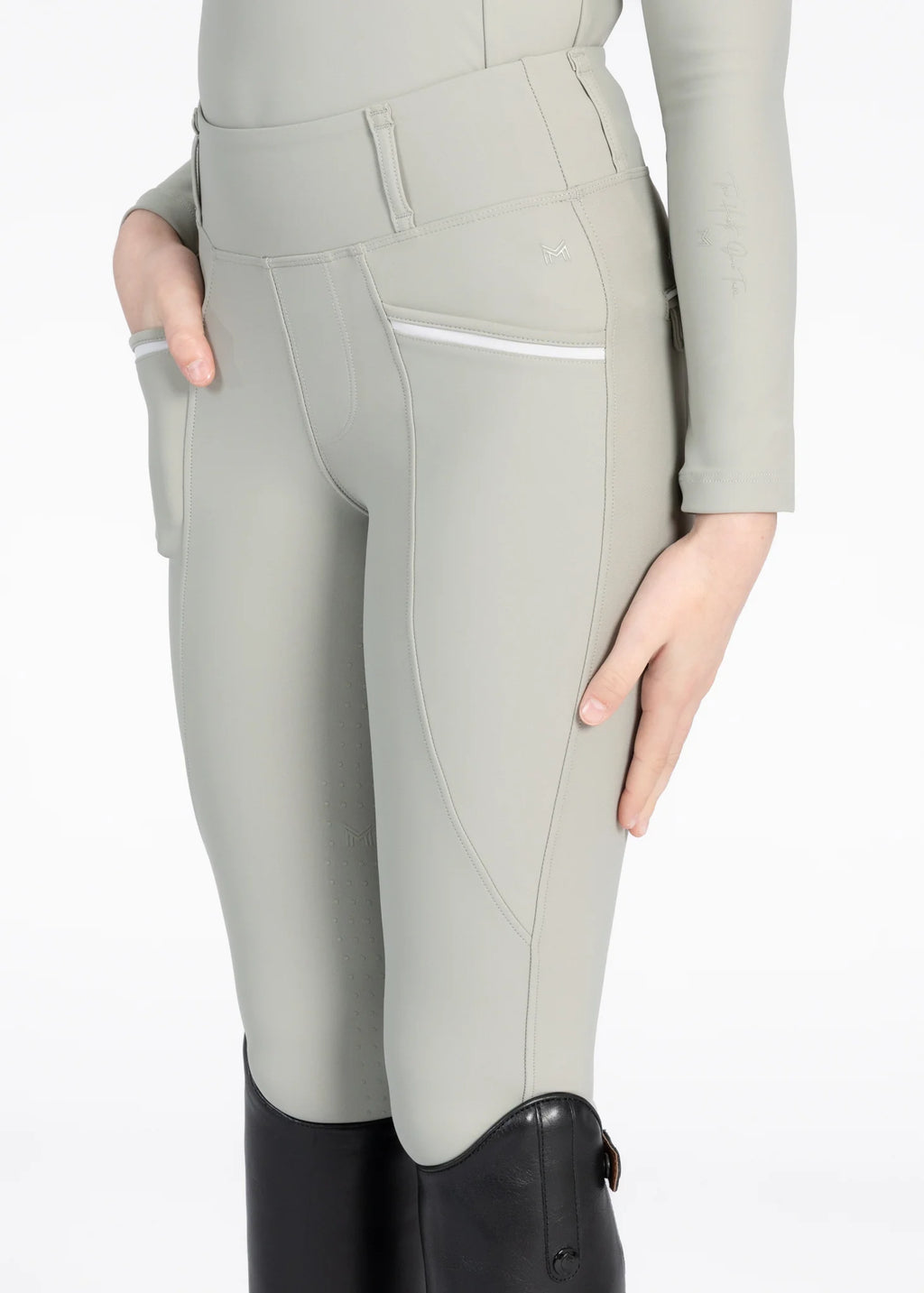 Maximilian YR Pro Riding Leggings - Laurel, 3XS (135-145cm) image