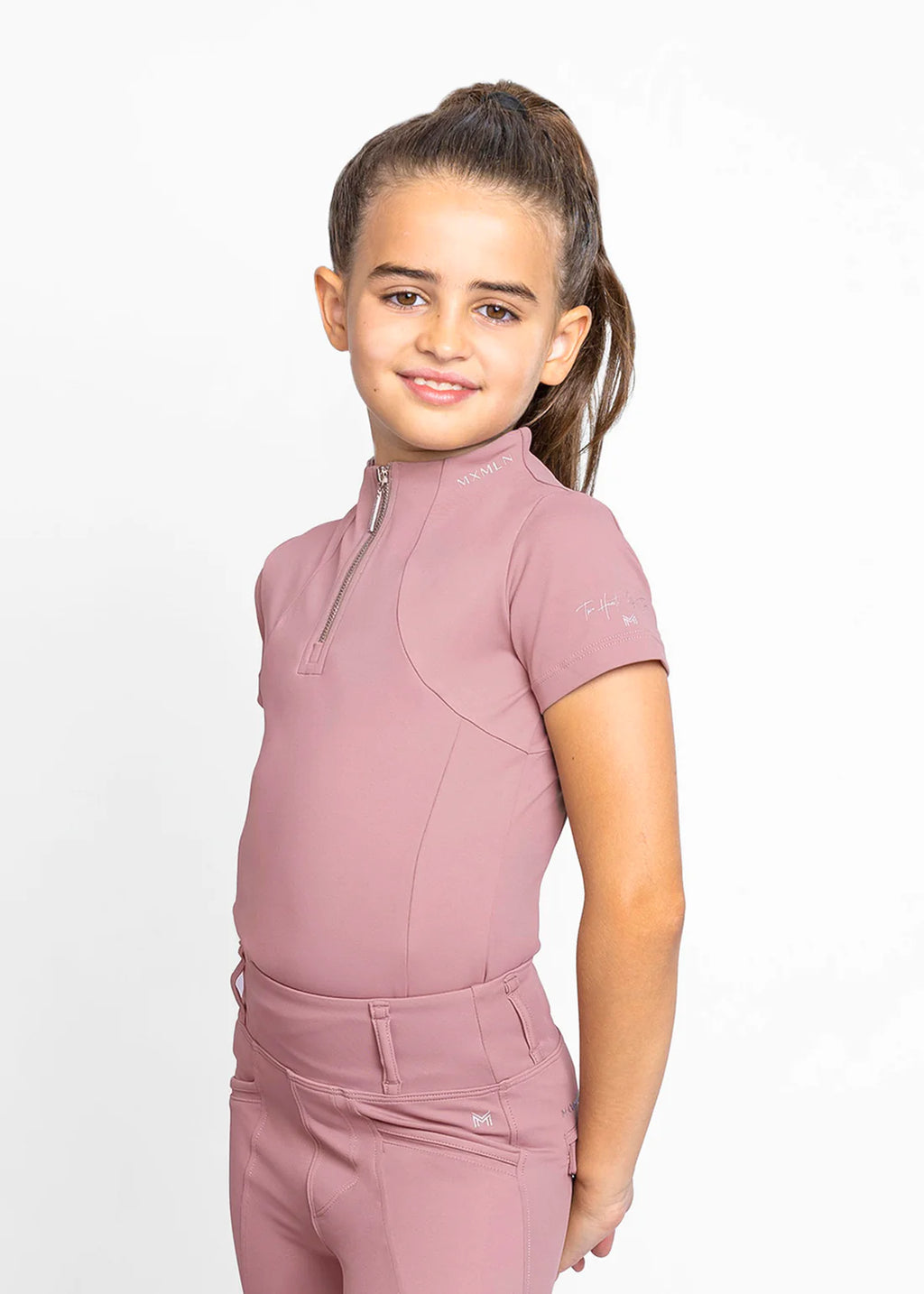 YR Short Sleeve Base Layer - Rose Taupe, 2XS (145-155cm) image