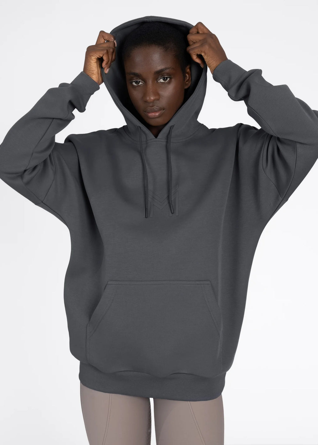 Maximilian Women Icon Oversized Hoodie - Graphite, L image