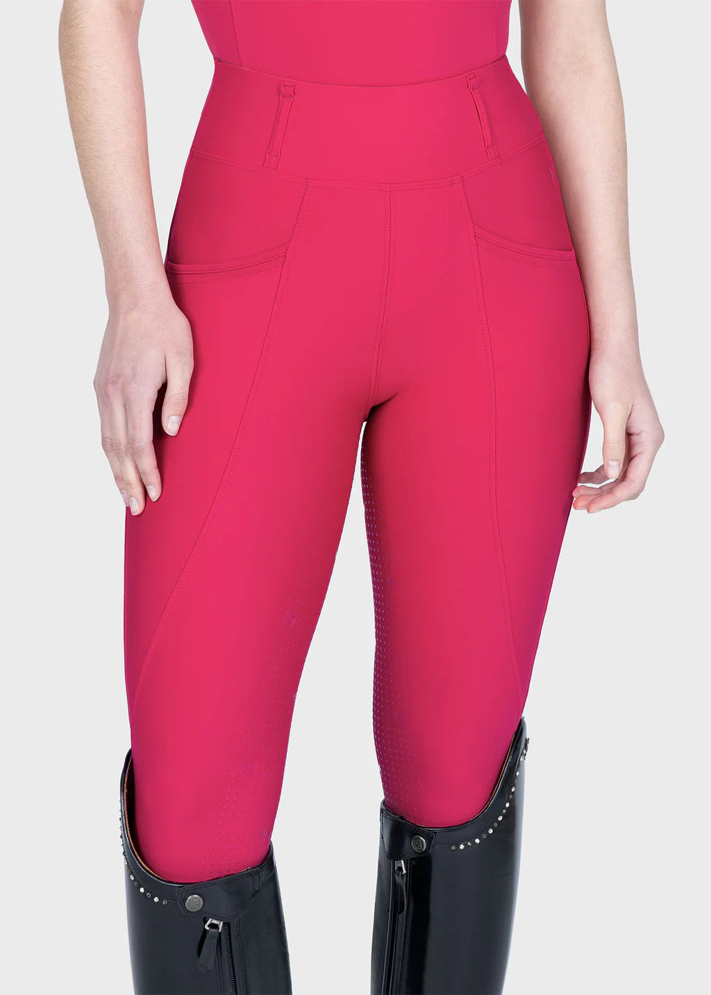 Maximilian Pro Riding Leggings - Cranberry, XS image