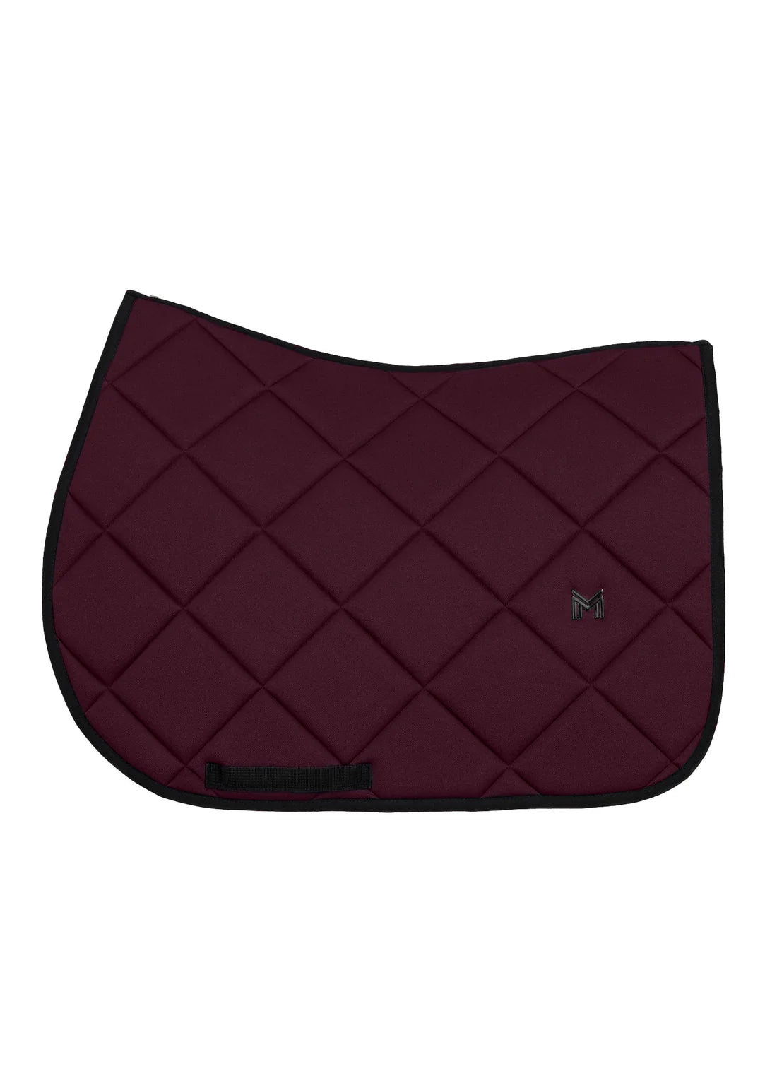 Maximilian Jumping Crew Saddle Pad - Burgundy, Full image