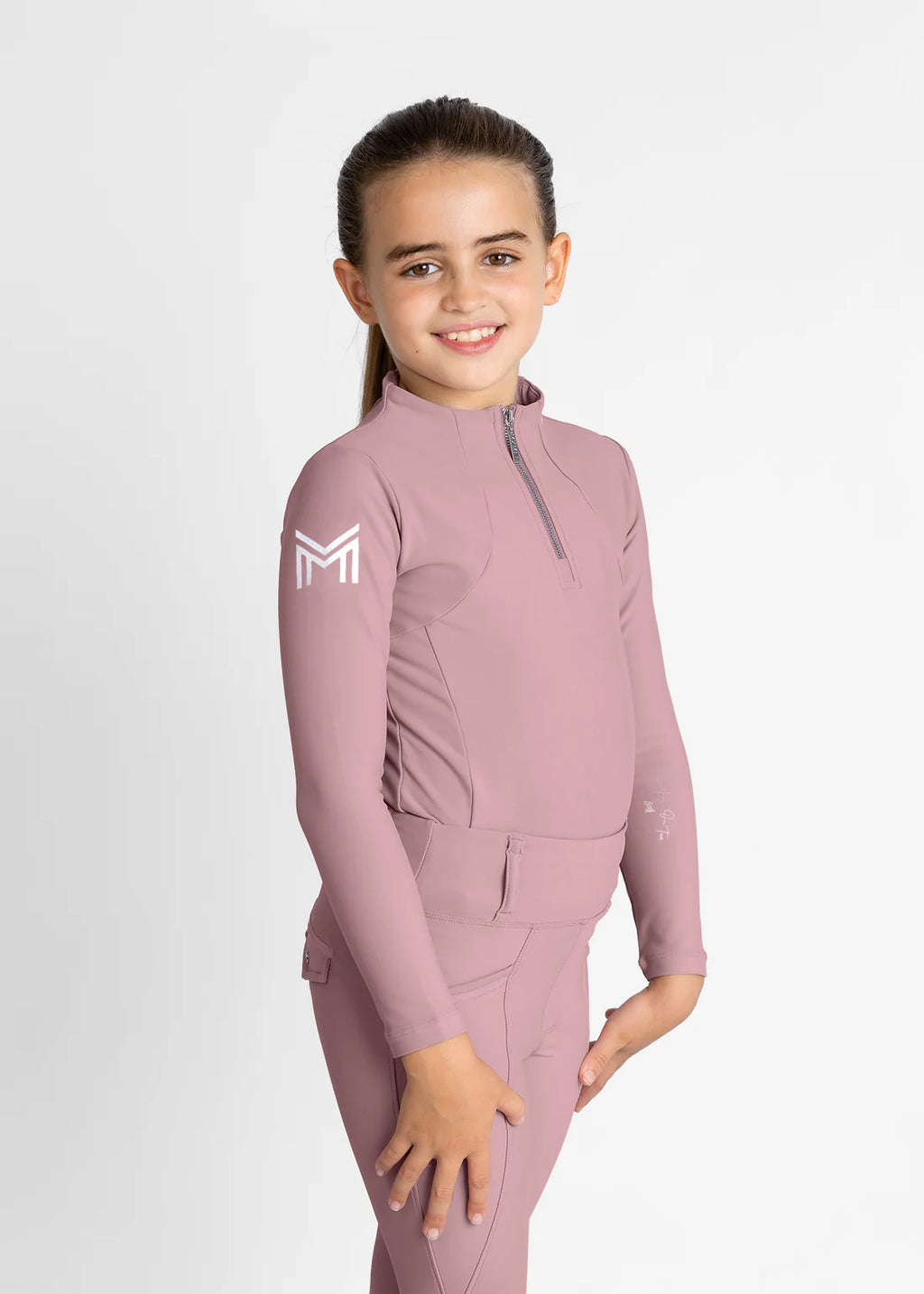 Maximilian YR Long Sleeve Base Layer - Rose Taupe, 2XS (145-155cm) image