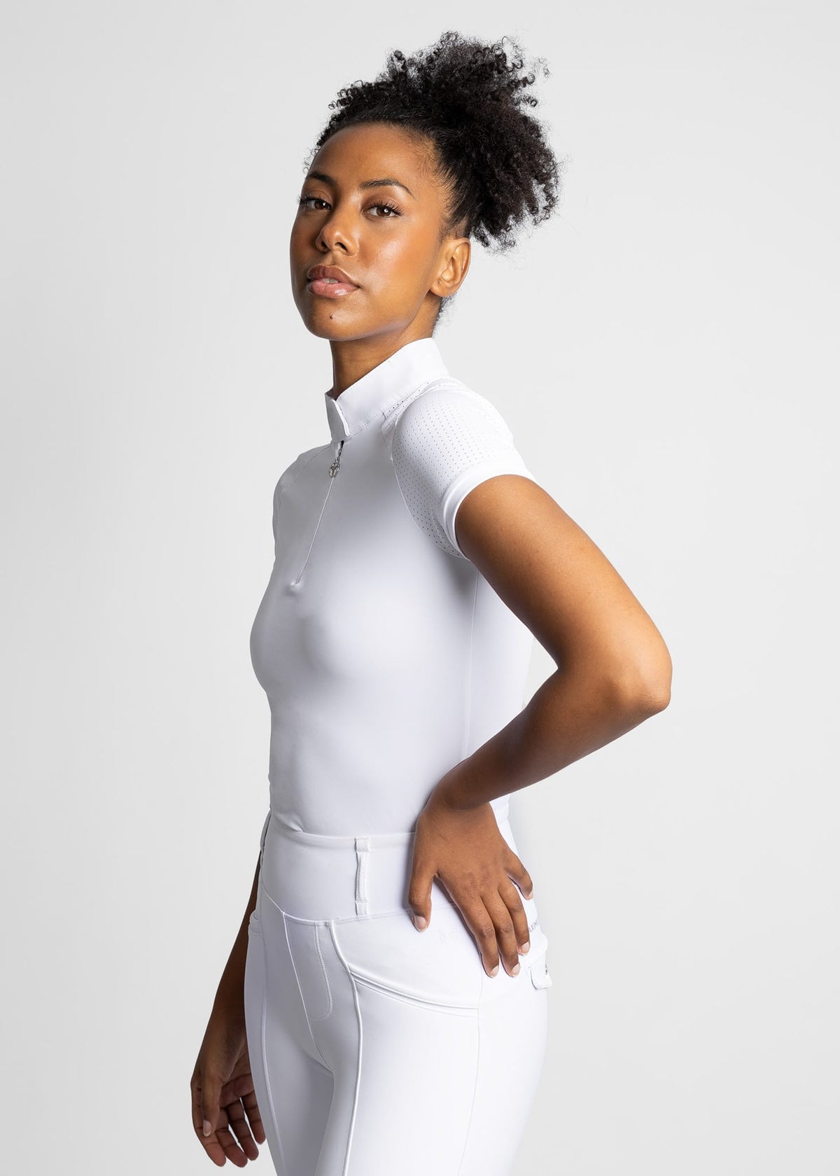 Maximilian Short Sleeve Air Show Shirt - White, S image