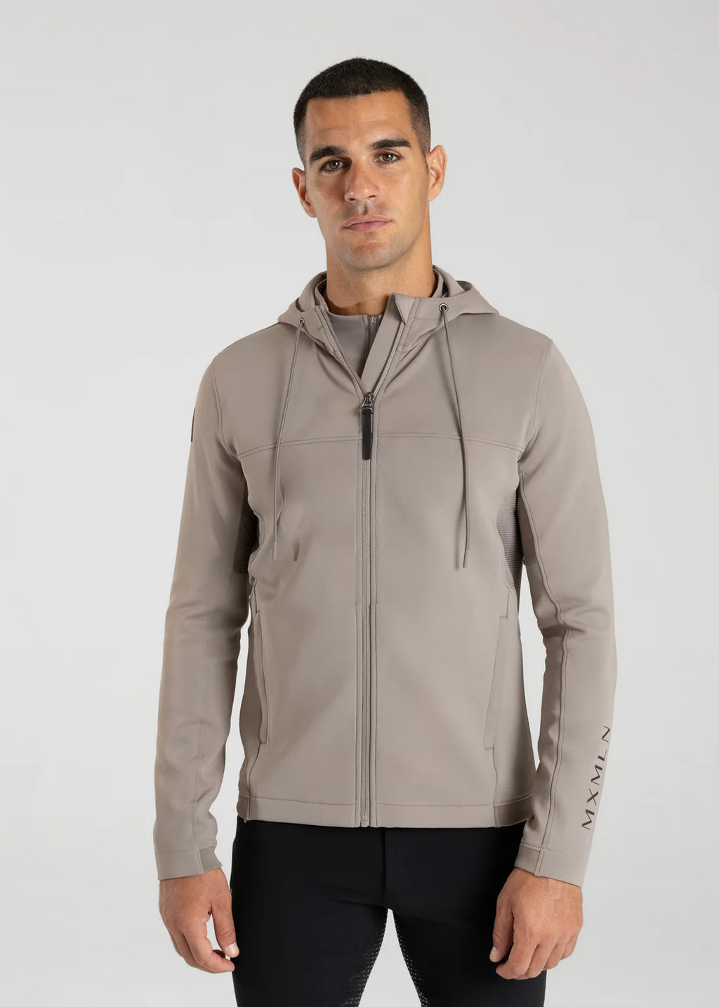Club Zip Hoodie - Taupe, S image