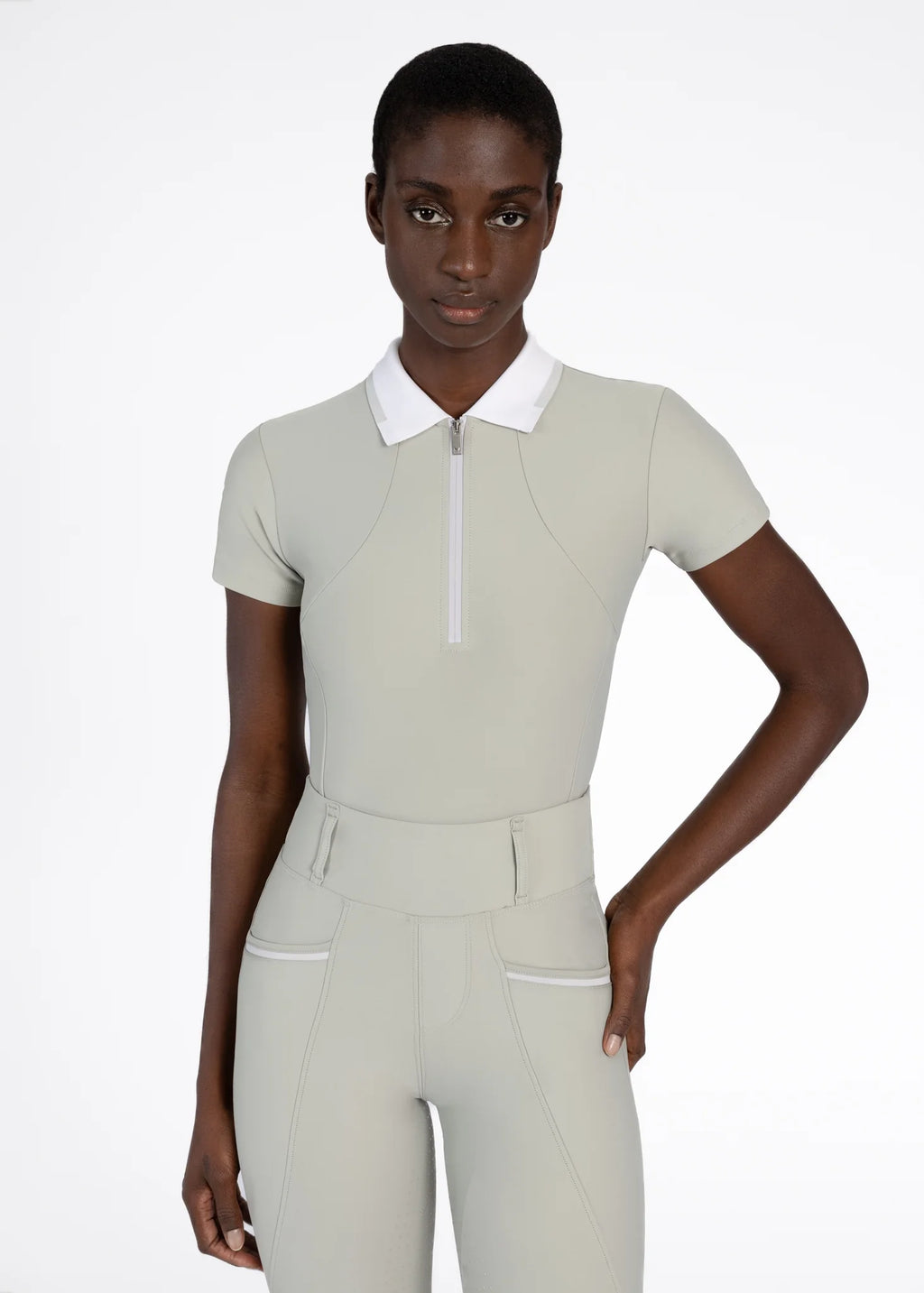Maximilian Concept Polo Shirt Short Sleeve - Laurel, S image