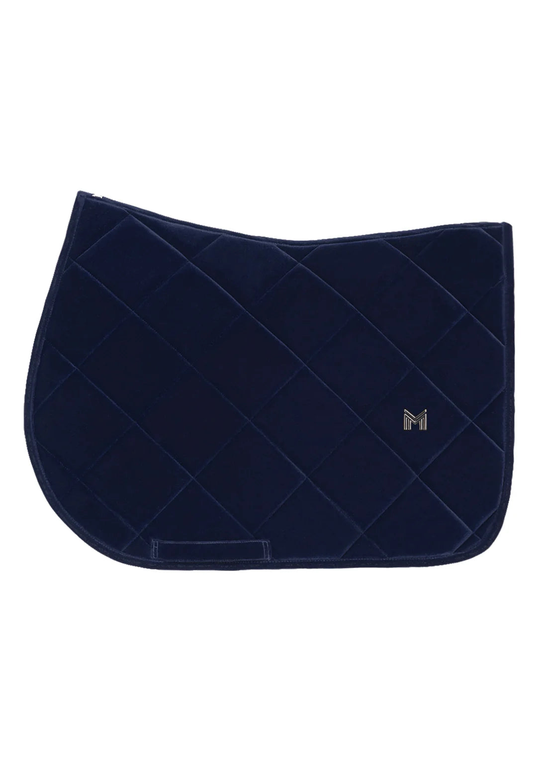 Maximilian Velvet Jumping Saddle Pad - Sapphire, COB image